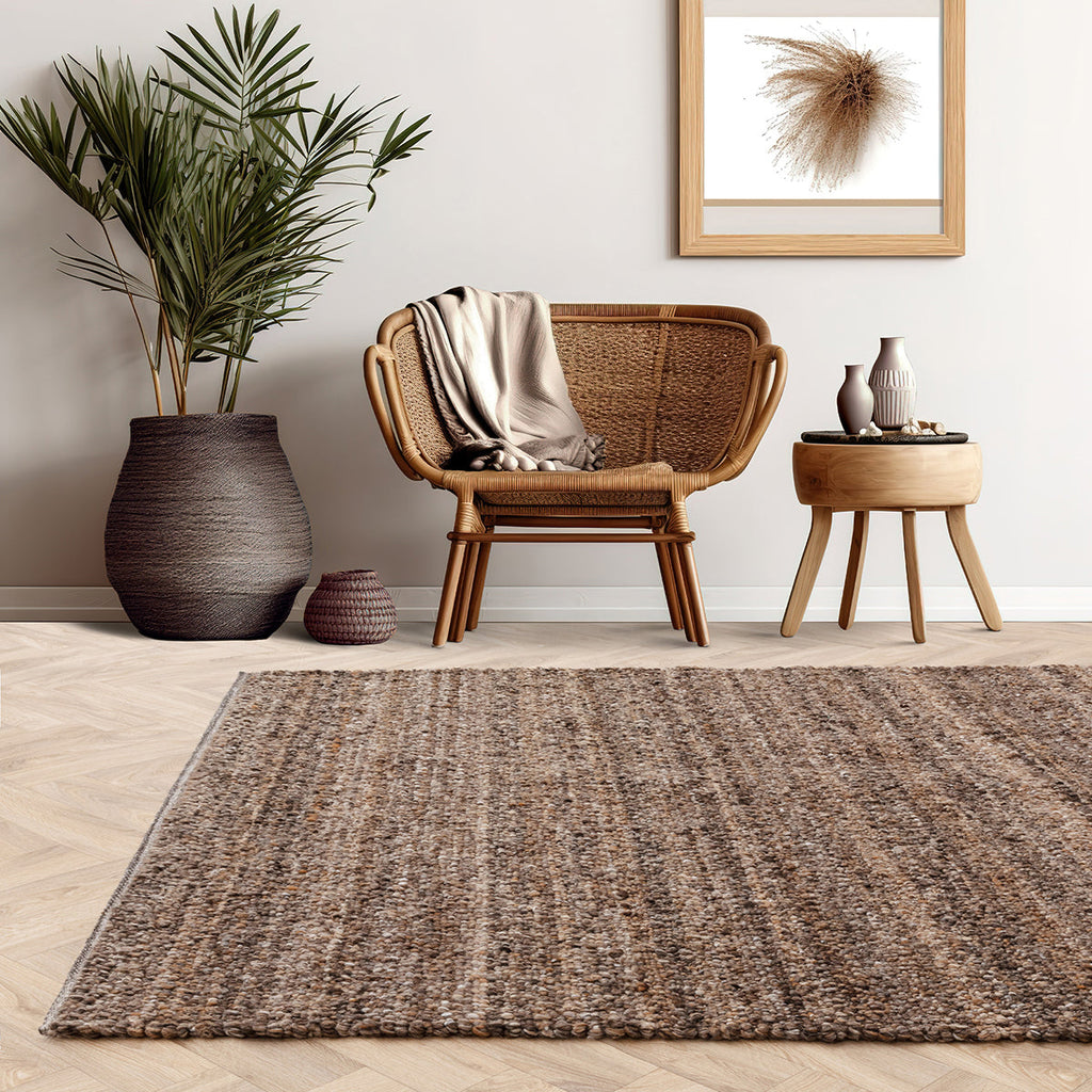 Asiatic Abbus Tawny Brown Rug