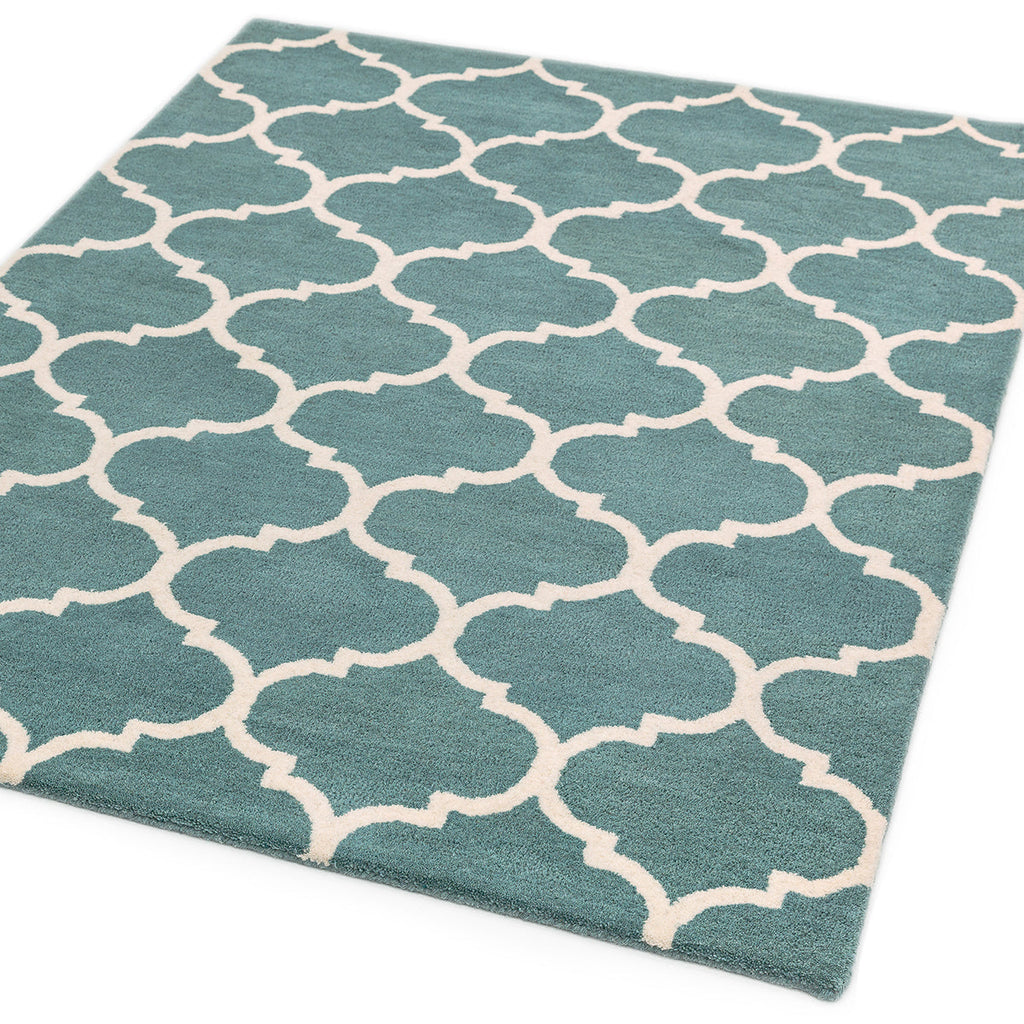 Asiatic Albany Ogee Duck Egg Rug