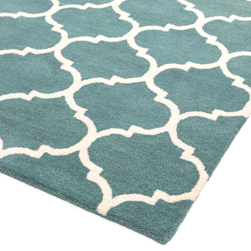 Asiatic Albany Ogee Duck Egg Rug