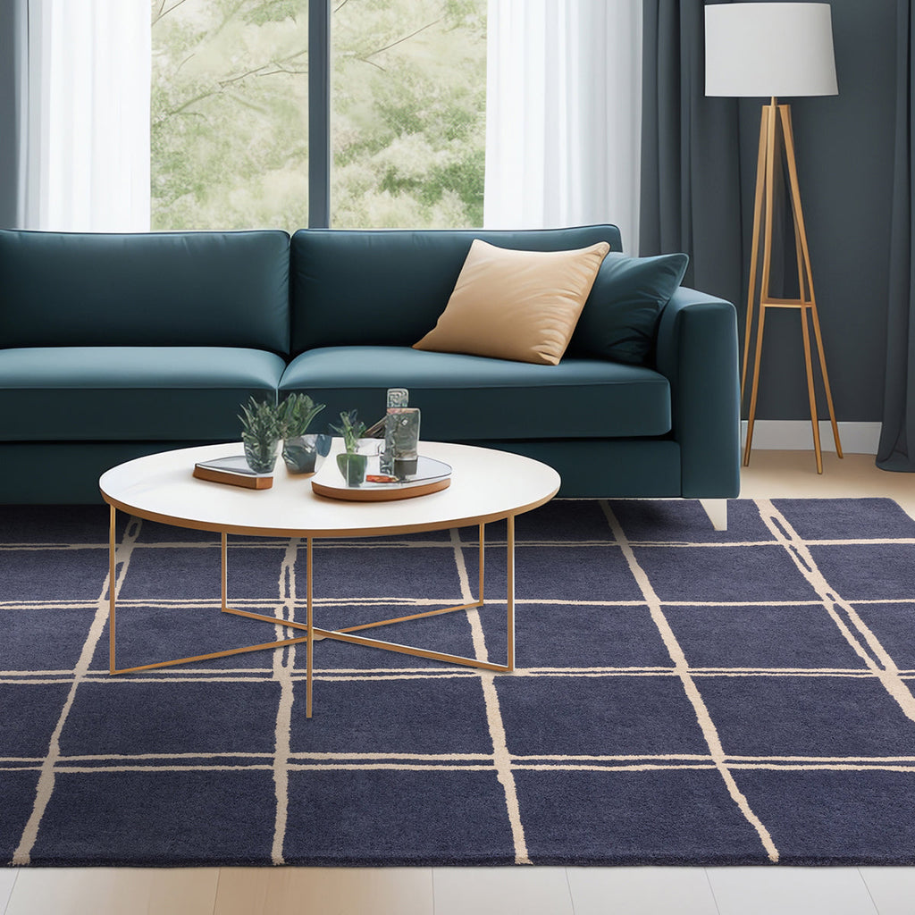 Asiatic Albany Grid Marine Rug