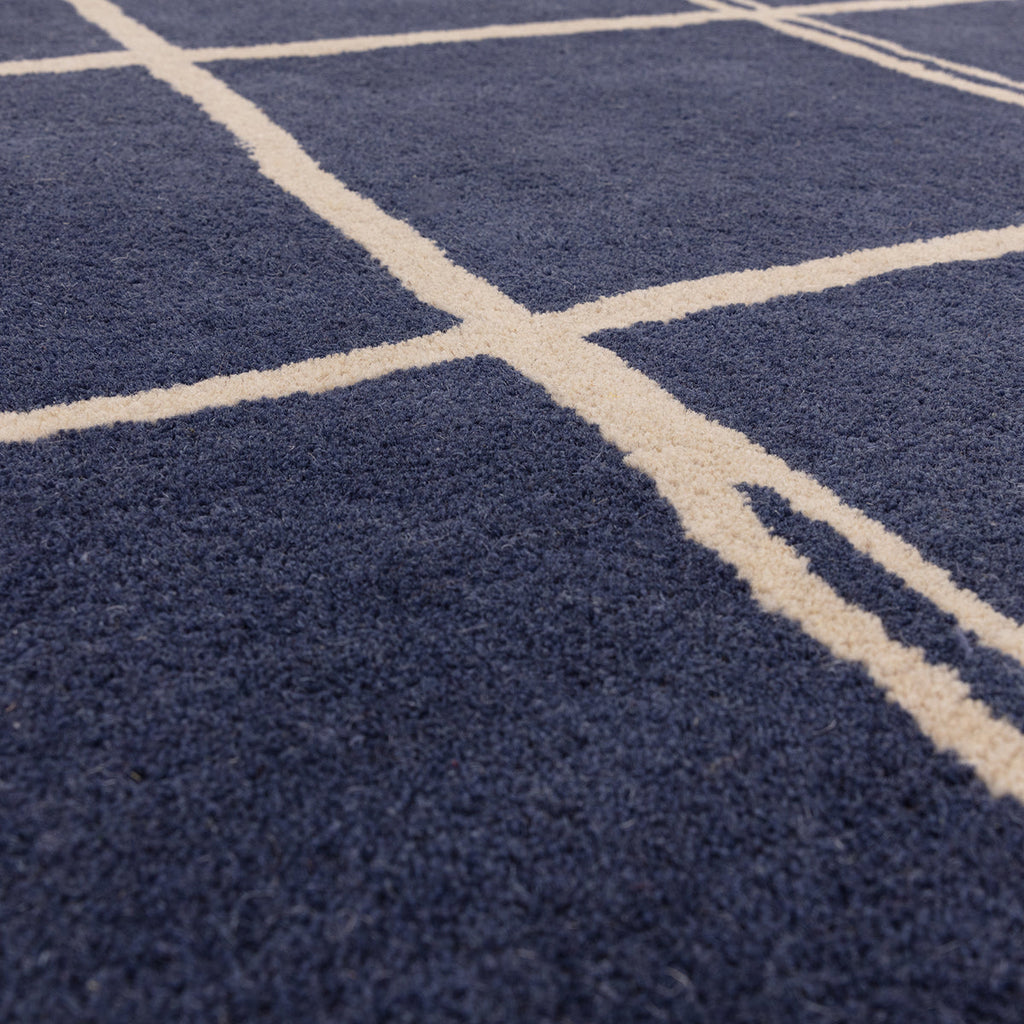 Asiatic Albany Grid Marine Rug