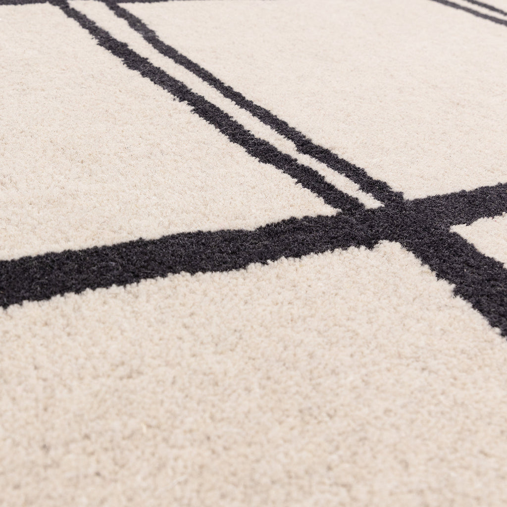 Asiatic Albany Grid Monochrome Rug