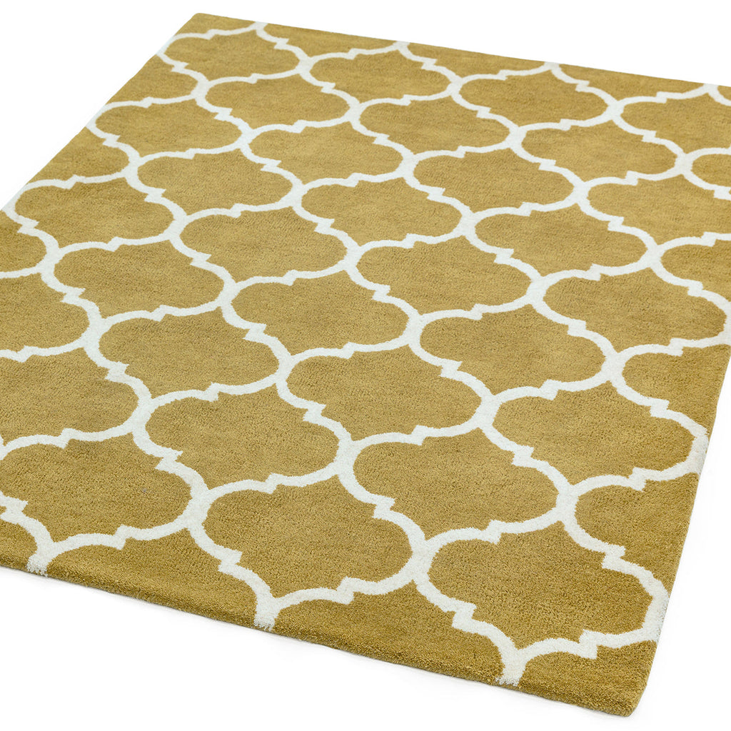 Asiatic Albany Ogee Ochre Rug