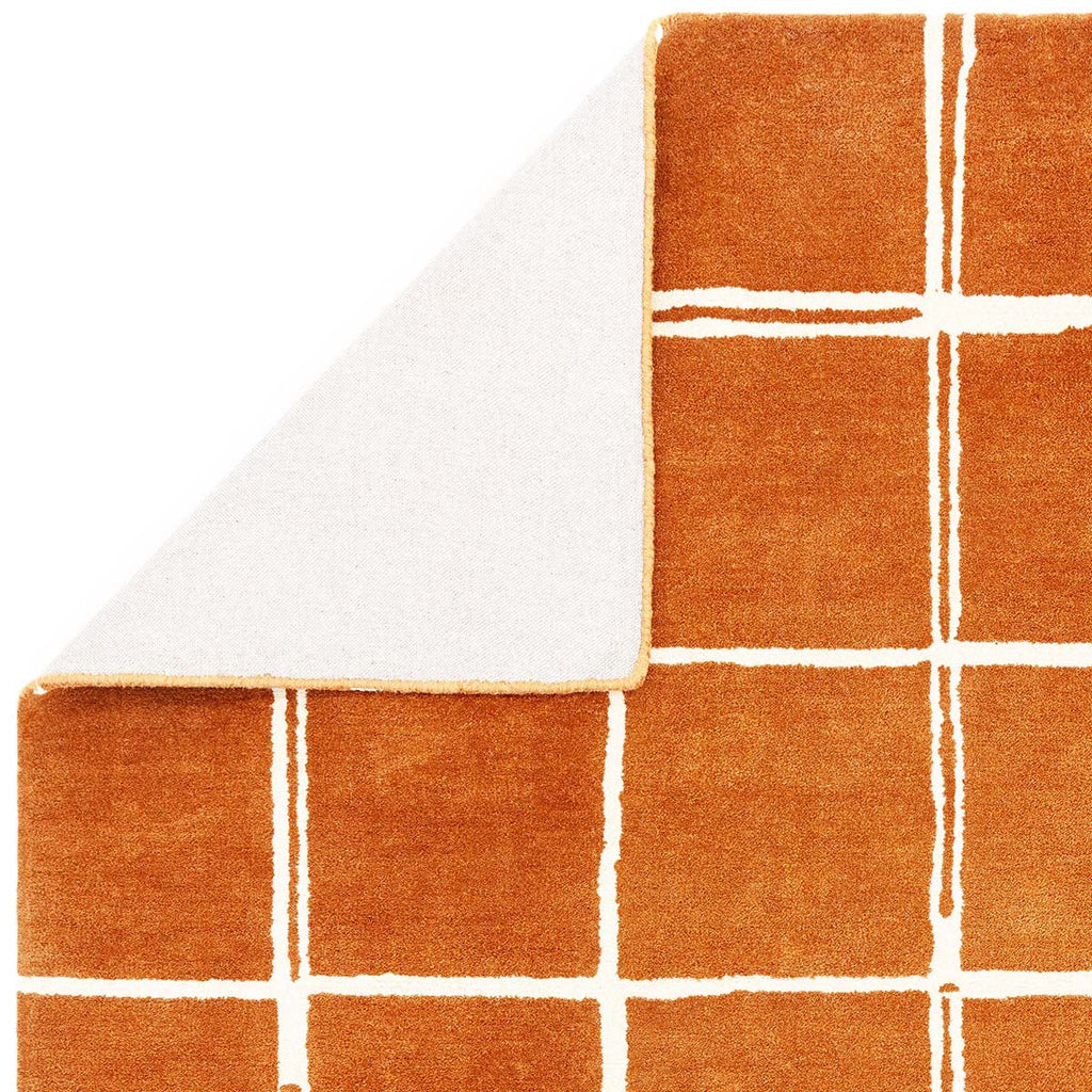 Asiatic Albany Grid Rust Rug