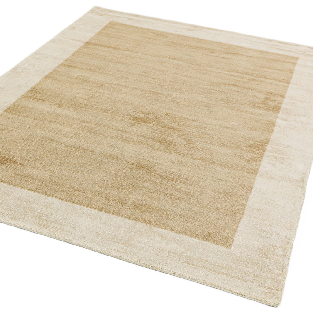 Asiatic Blade Border Putty Champagne Rug