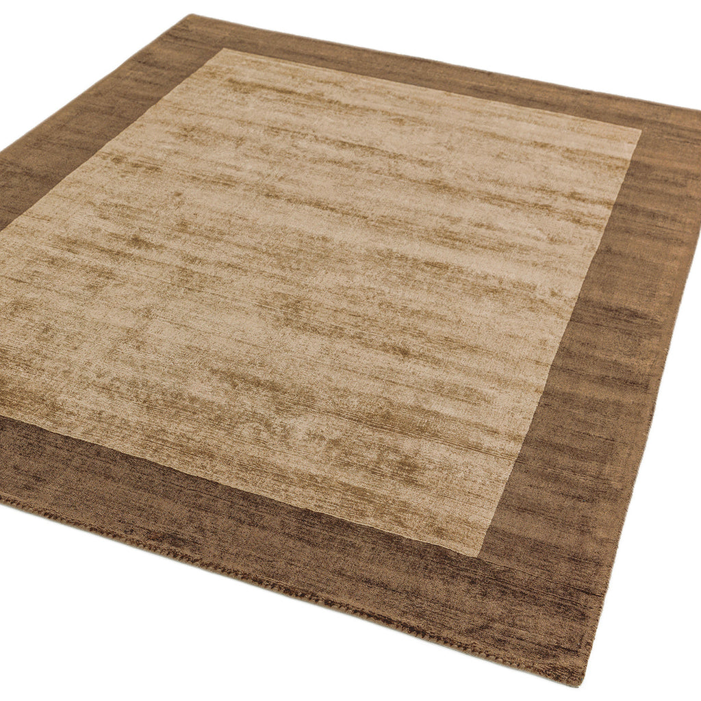 Asiatic Blade Border Choco Mocha Rug