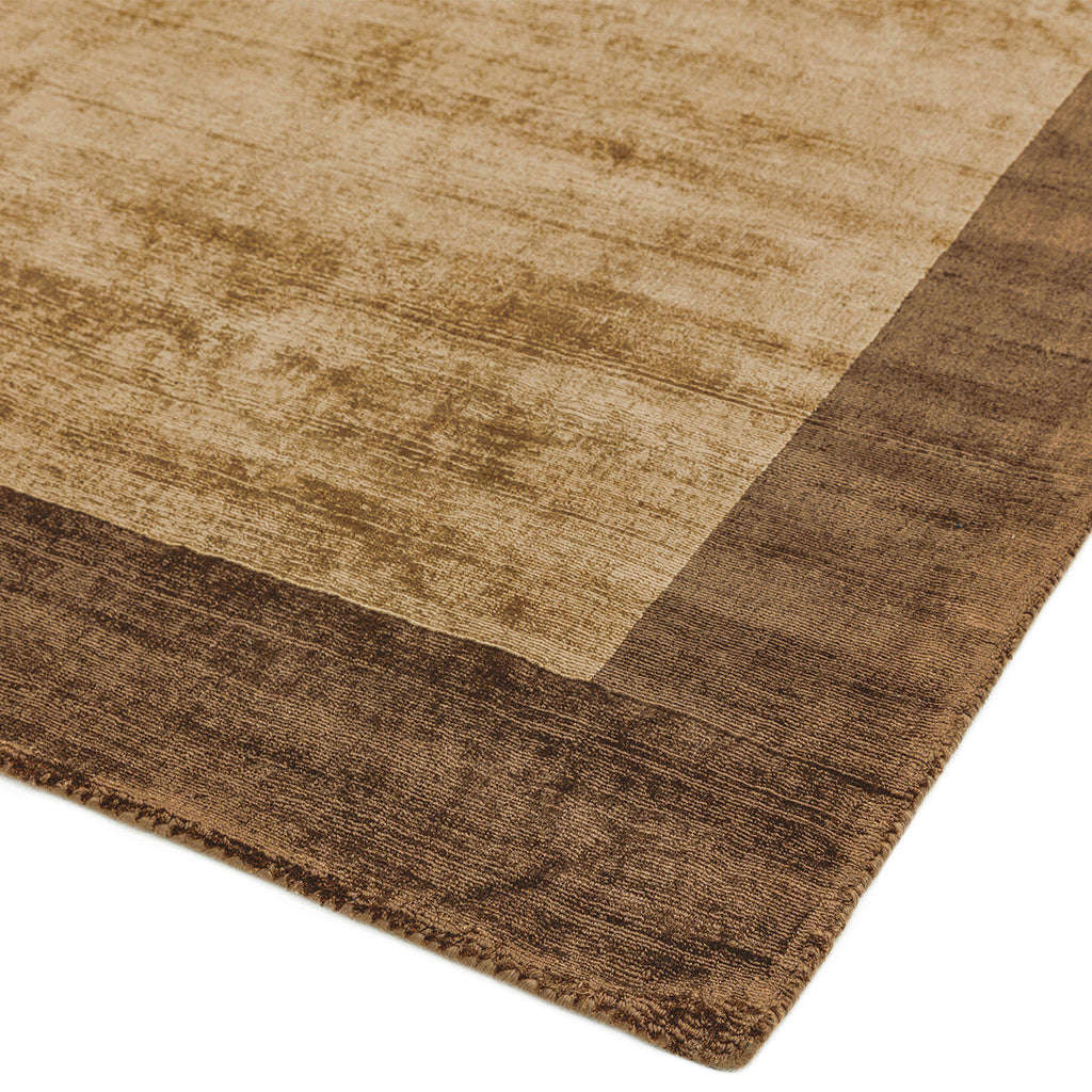 Asiatic Blade Border Choco Mocha Rug