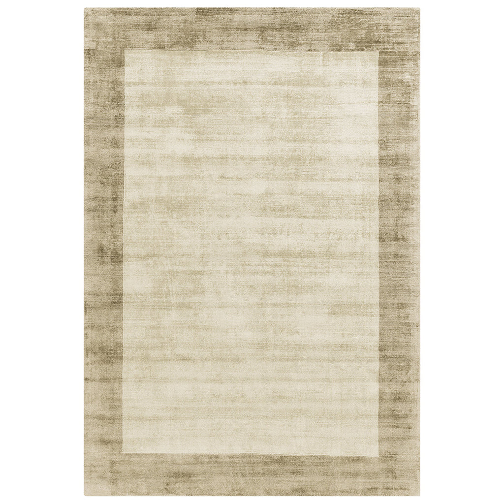 Asiatic Blade Border Smoke Putty Rug