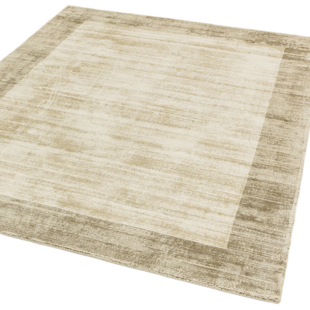 Asiatic Blade Border Smoke Putty Rug