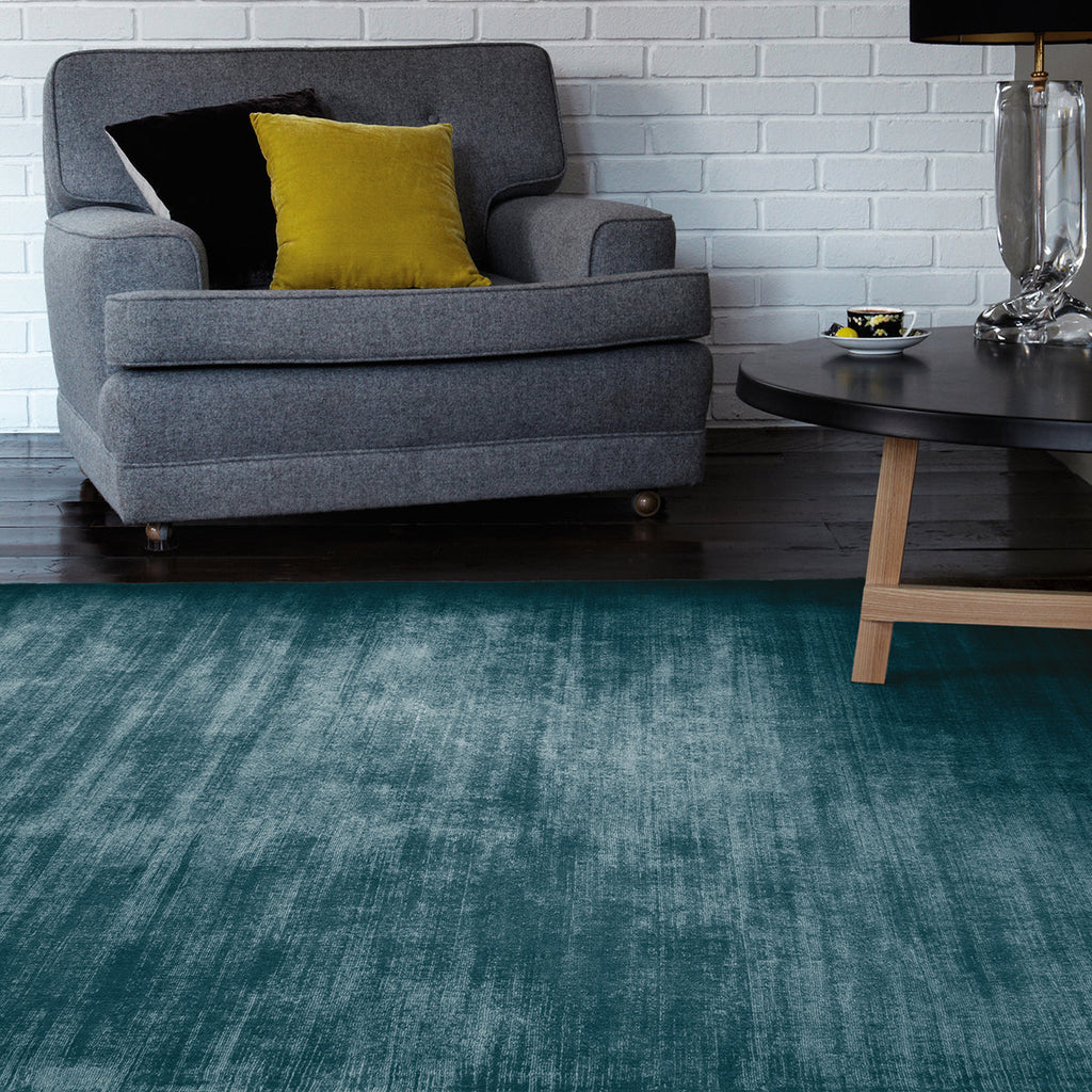 Asiatic Blade Teal Rug