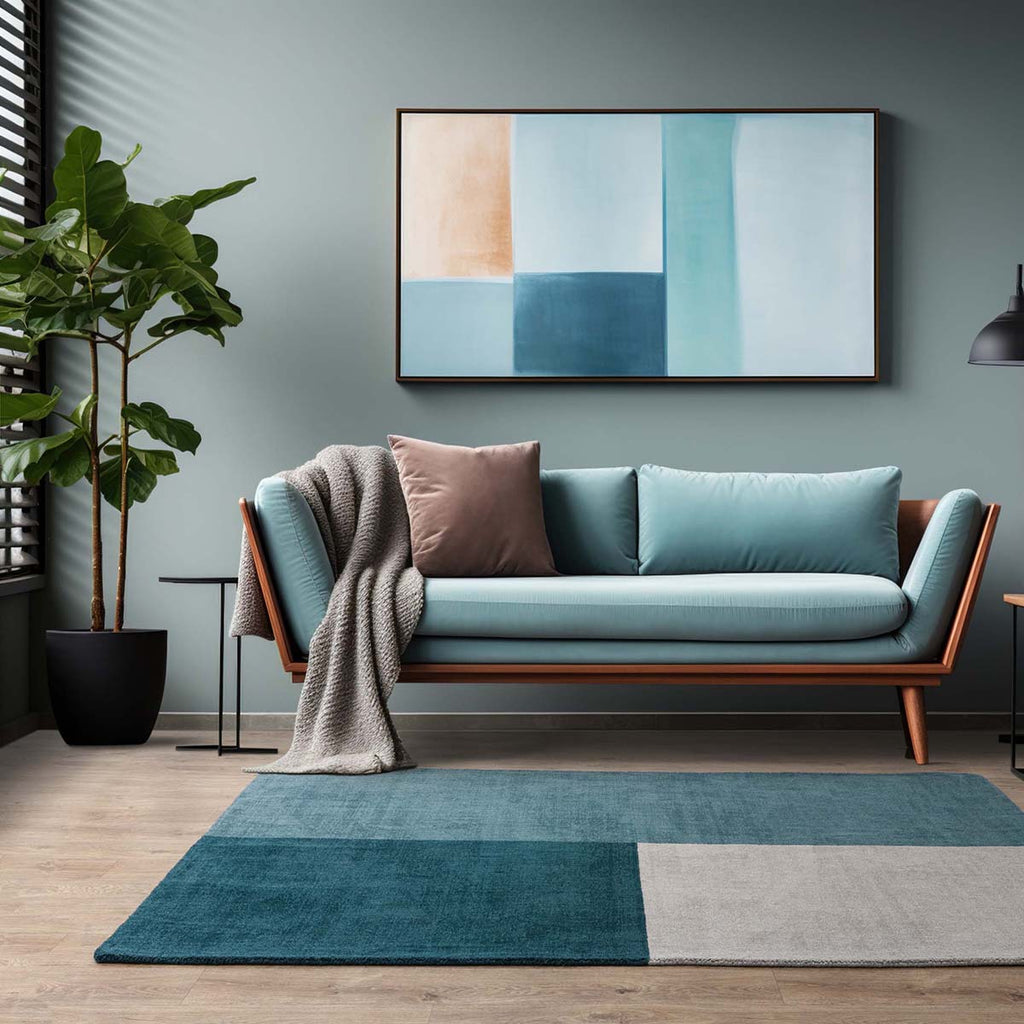 Asiatic Blox Teal Rug