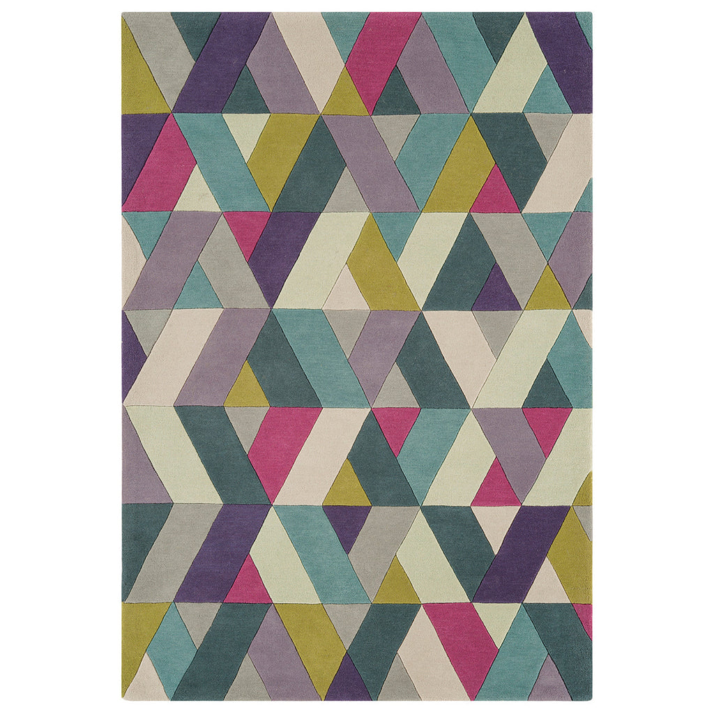 Asiatic Funk Chevron Blue Green Rug