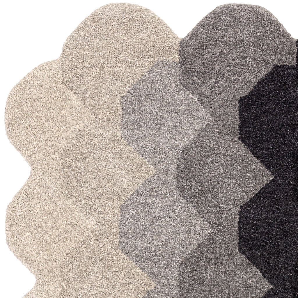 Asiatic Hive Charcoal Rug