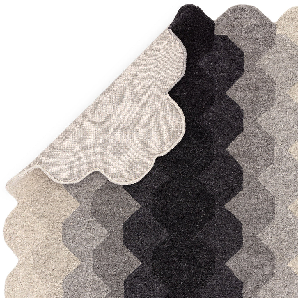 Asiatic Hive Charcoal Rug