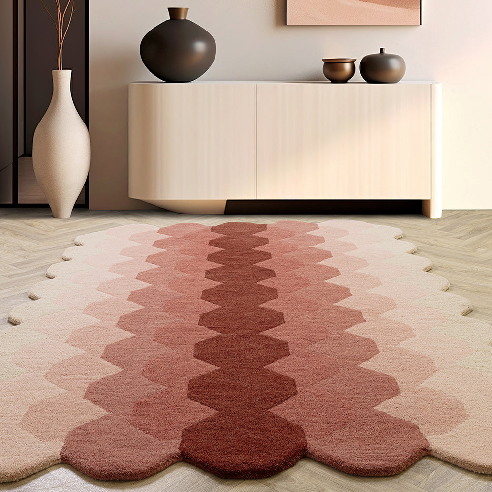 Asiatic Hive Pink Rug