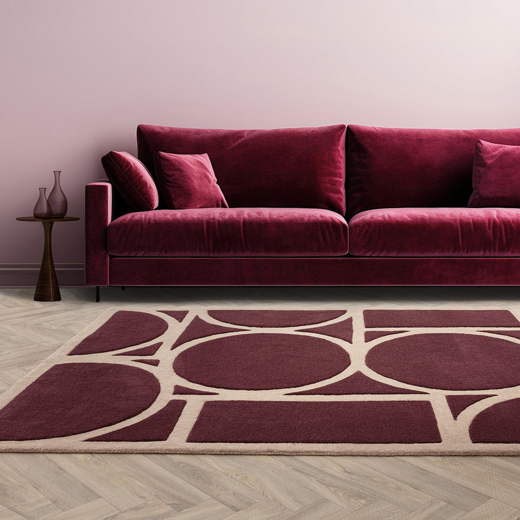 Asiatic Metro Plum Rug