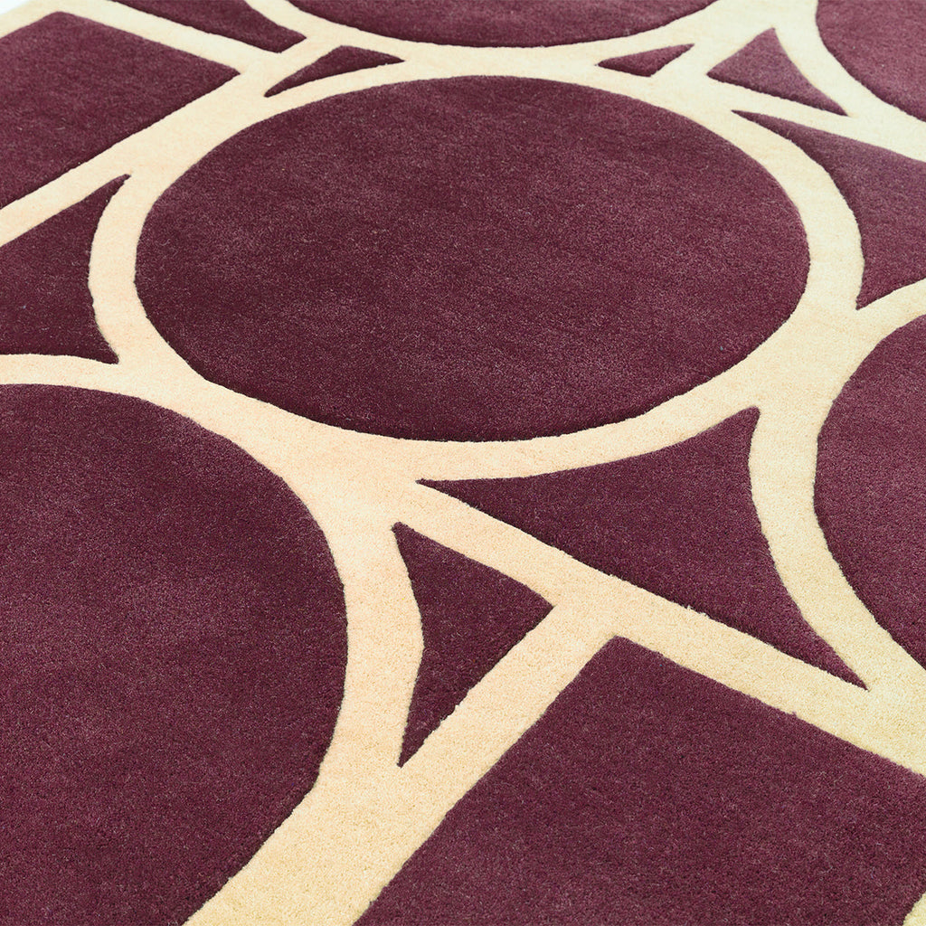 Asiatic Metro Plum Rug