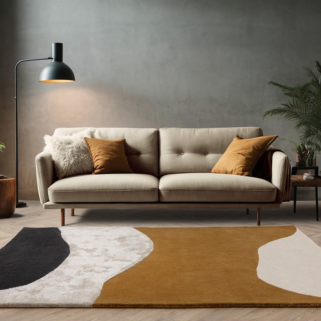 Asiatic Matrix 104 Signature Ochre Rug