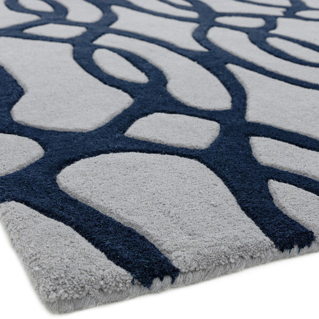Asiatic Matrix Max 36 Wire Blue Rug