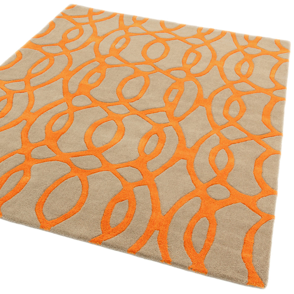 Asiatic Matrix Max 37 Wire Orange Rug
