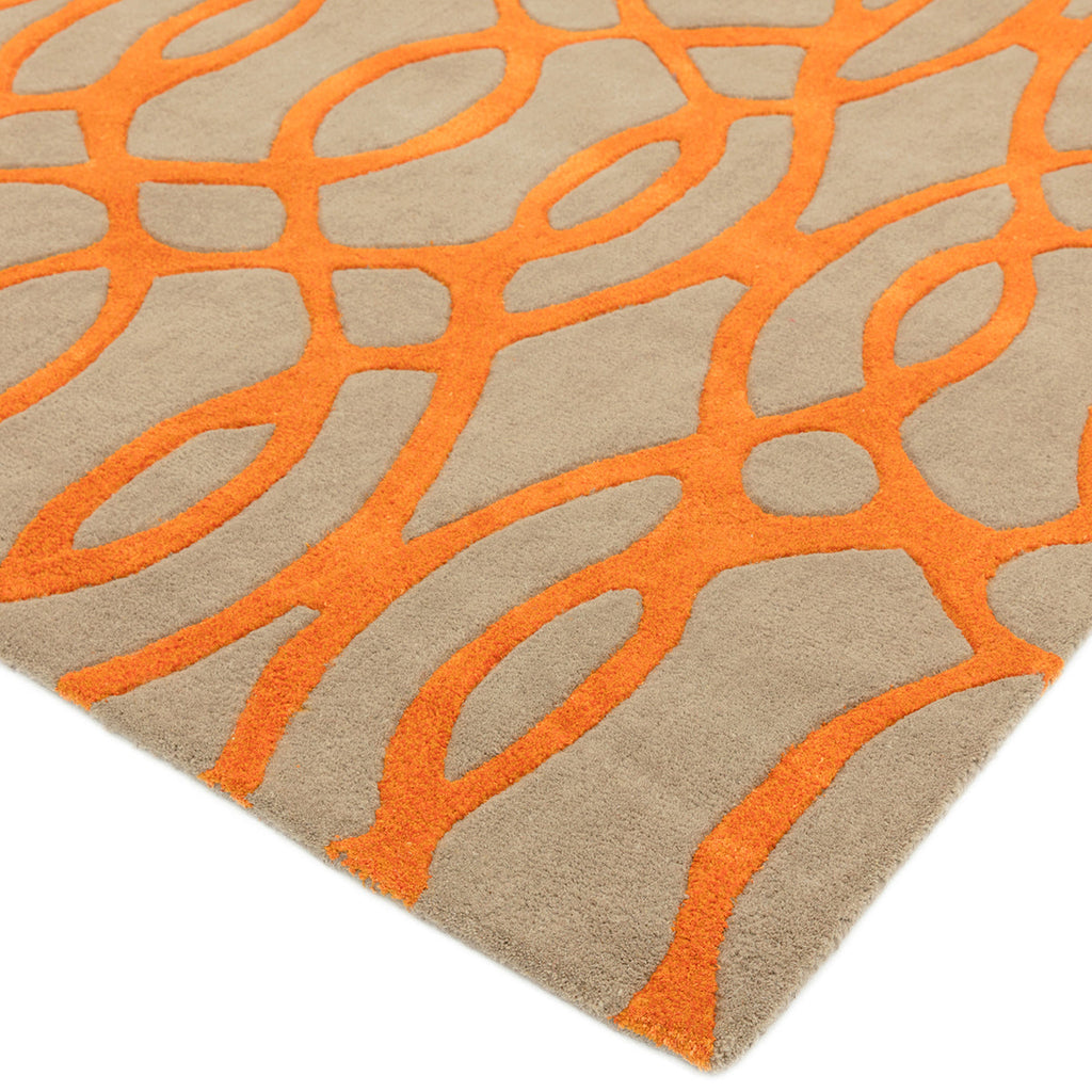 Asiatic Matrix Max 37 Wire Orange Rug