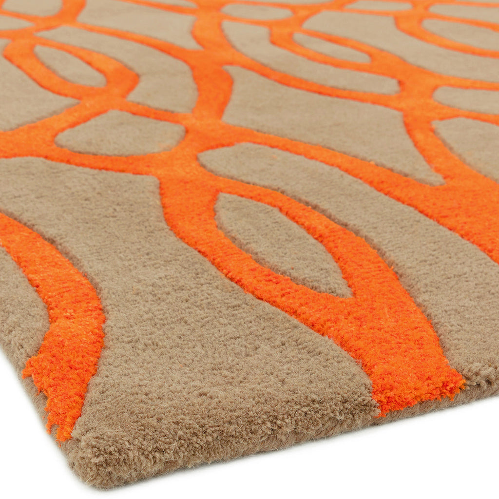 Asiatic Matrix Max 37 Wire Orange Rug