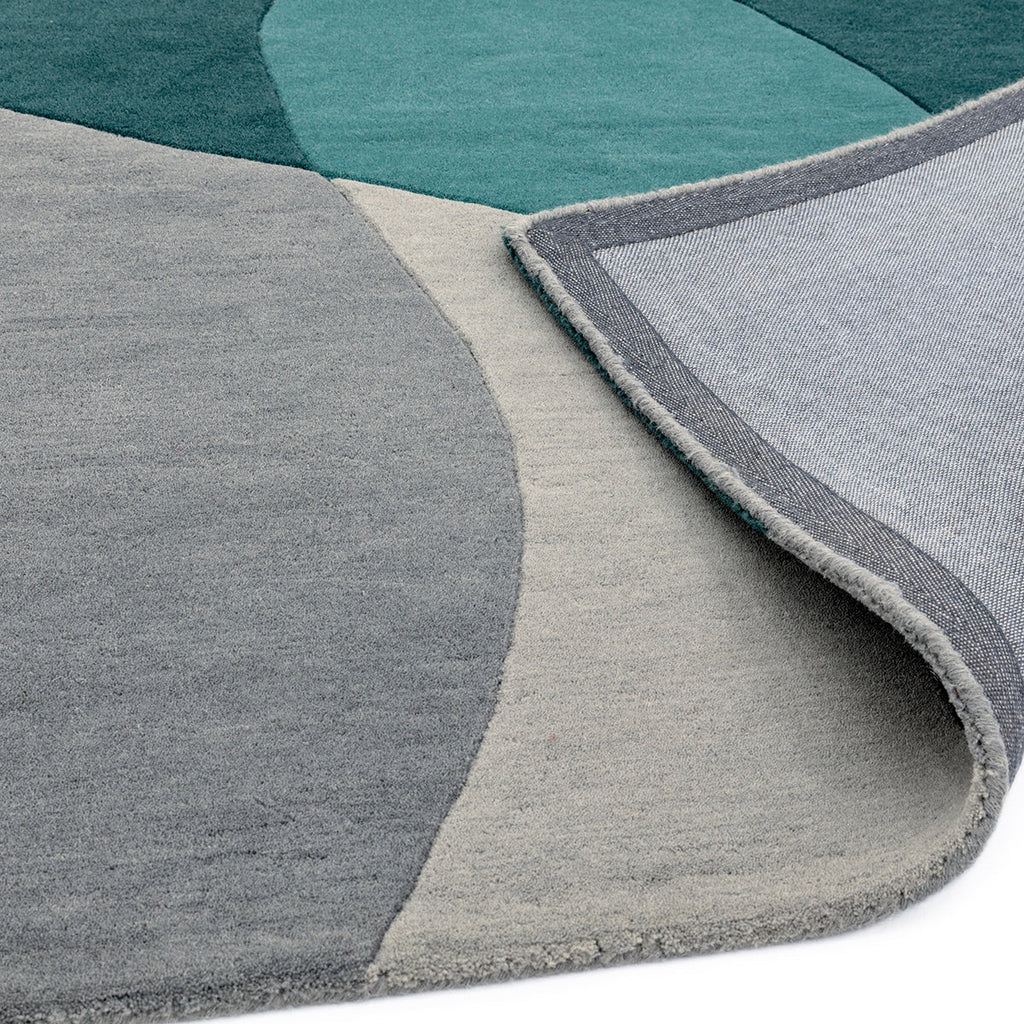 Asiatic Matrix Max 57 Arc Teal Rug