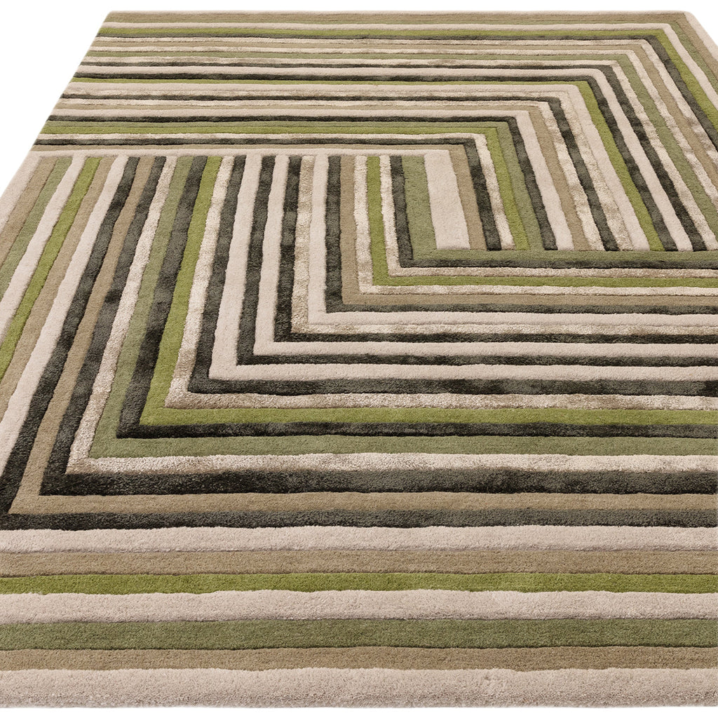 Asiatic Matrix Network Forest Rug