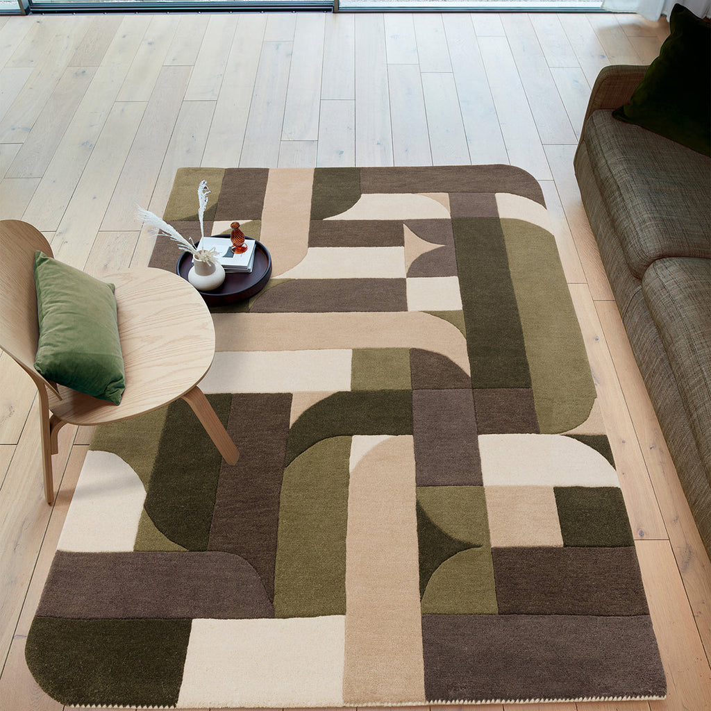Asiatic Matrix 90 Klotski Sage Rug