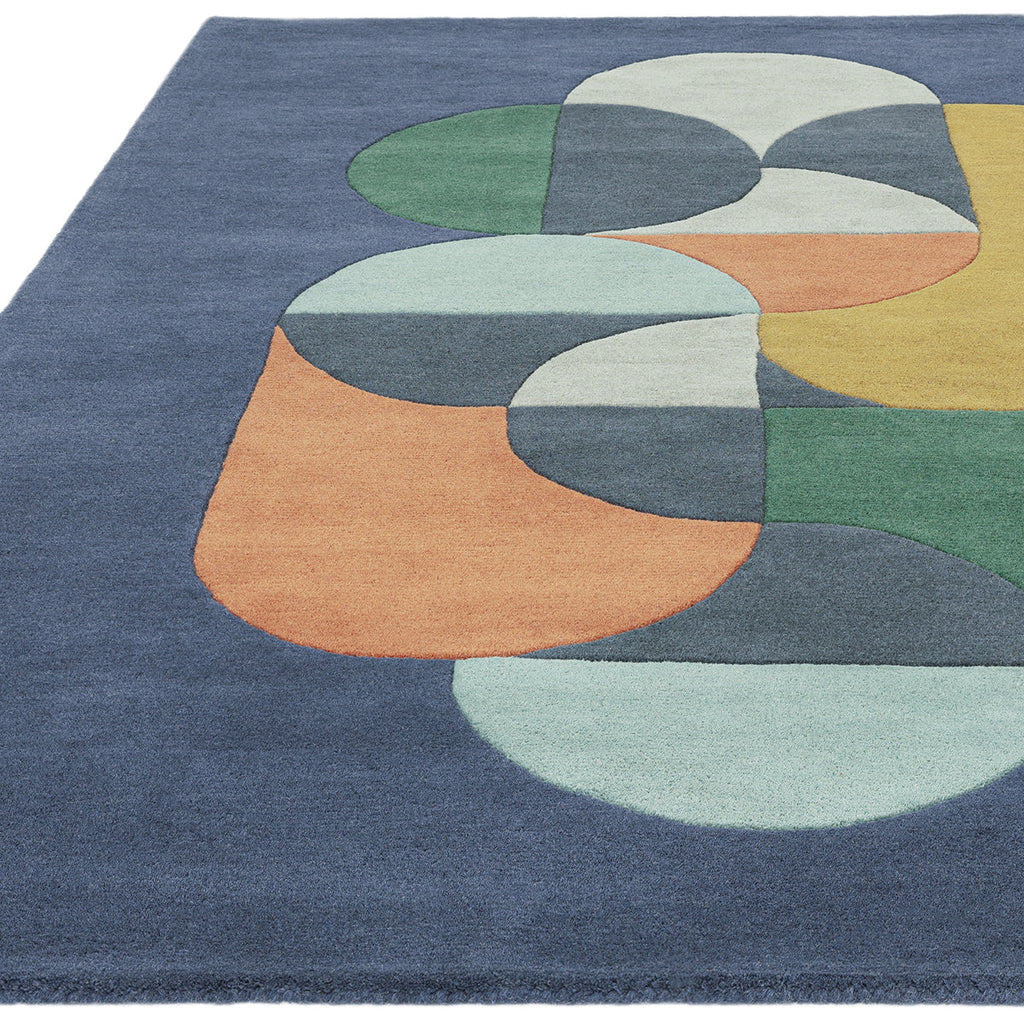 Asiatic Matrix 91 Statement Navy Rug
