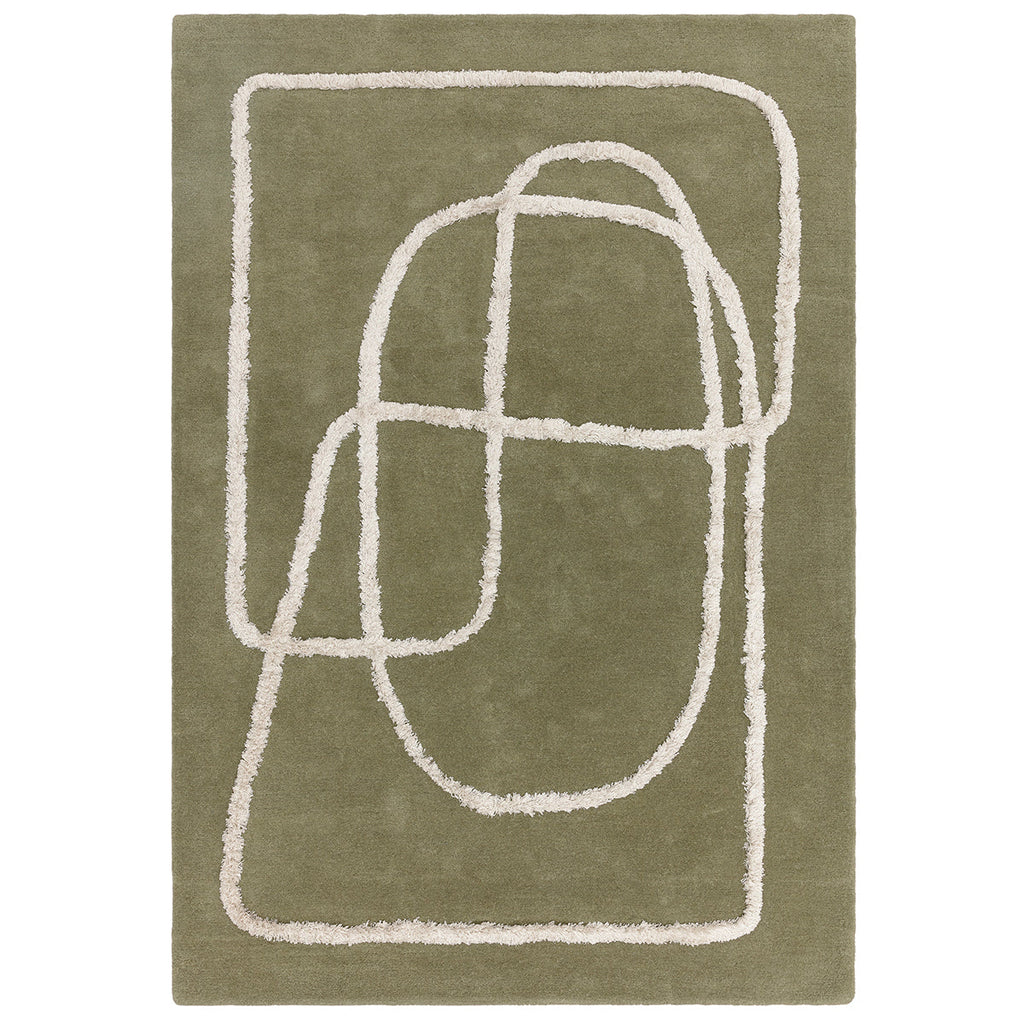Asiatic Matrix Infinity Sage Rug