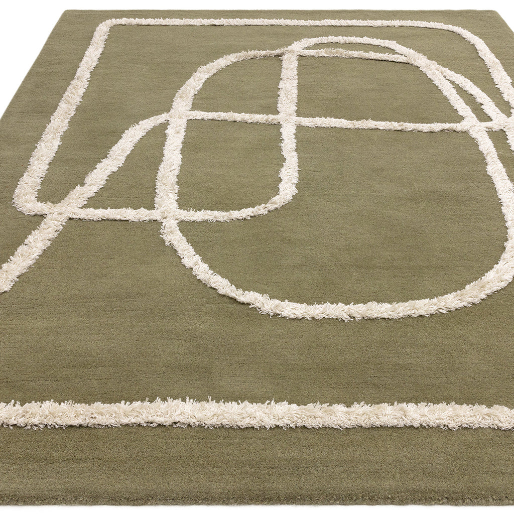 Asiatic Matrix Infinity Sage Rug