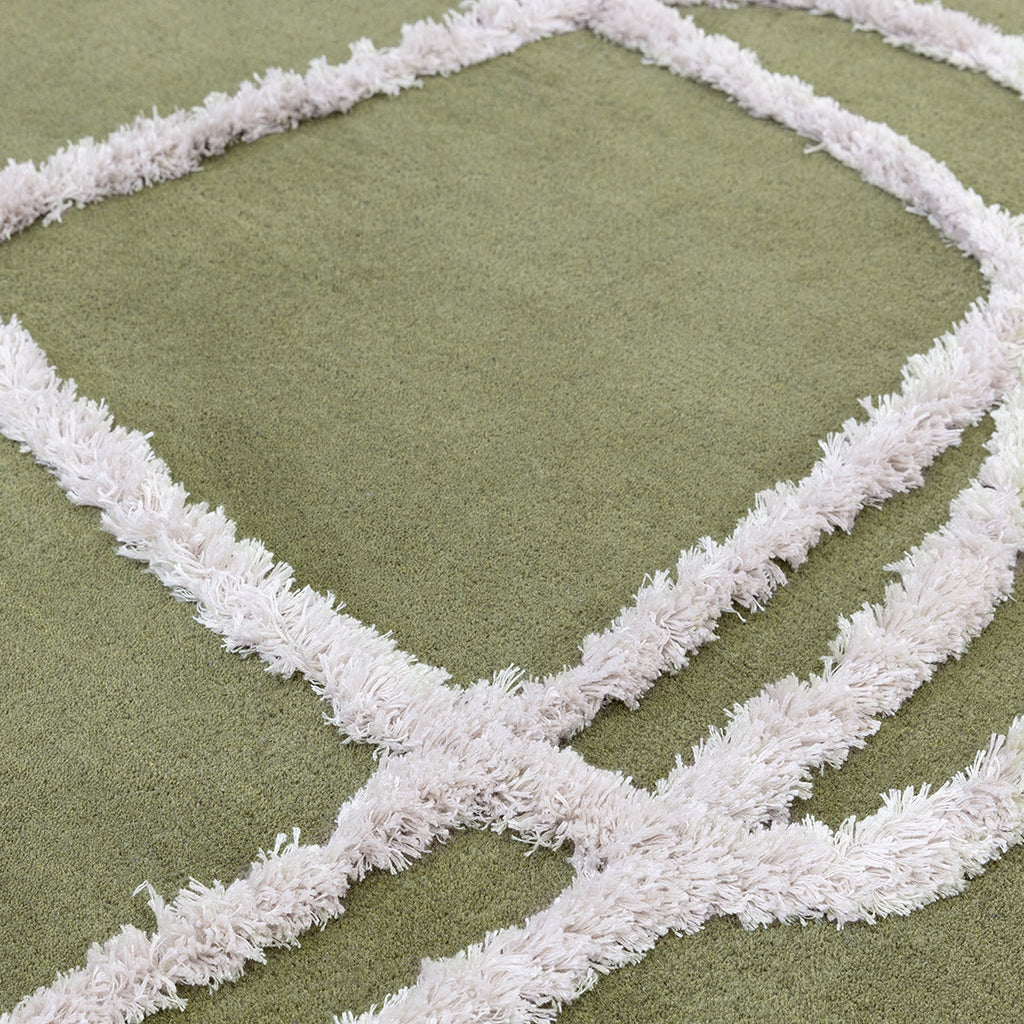 Asiatic Matrix Infinity Sage Rug