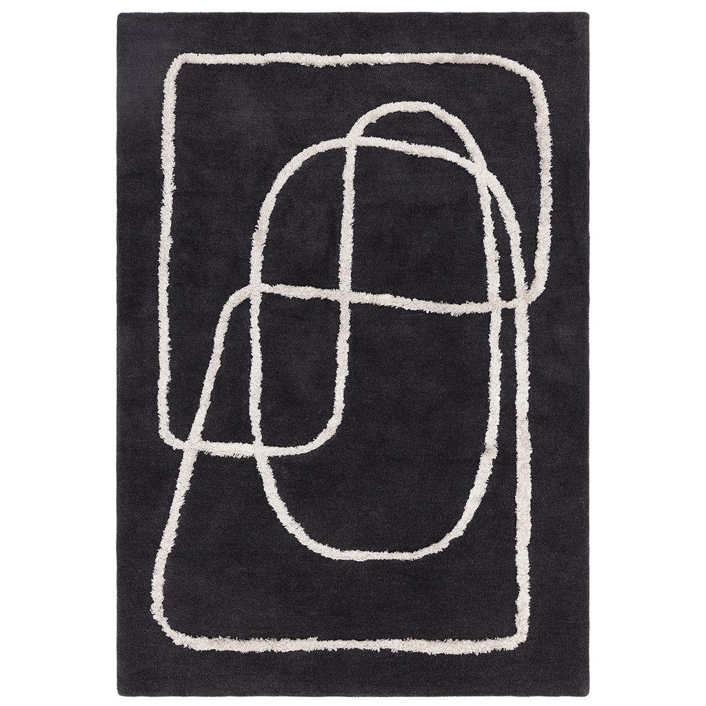 Asiatic Matrix Infinity Charcoal Rug
