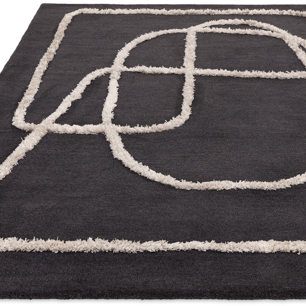 Asiatic Matrix Infinity Charcoal Rug