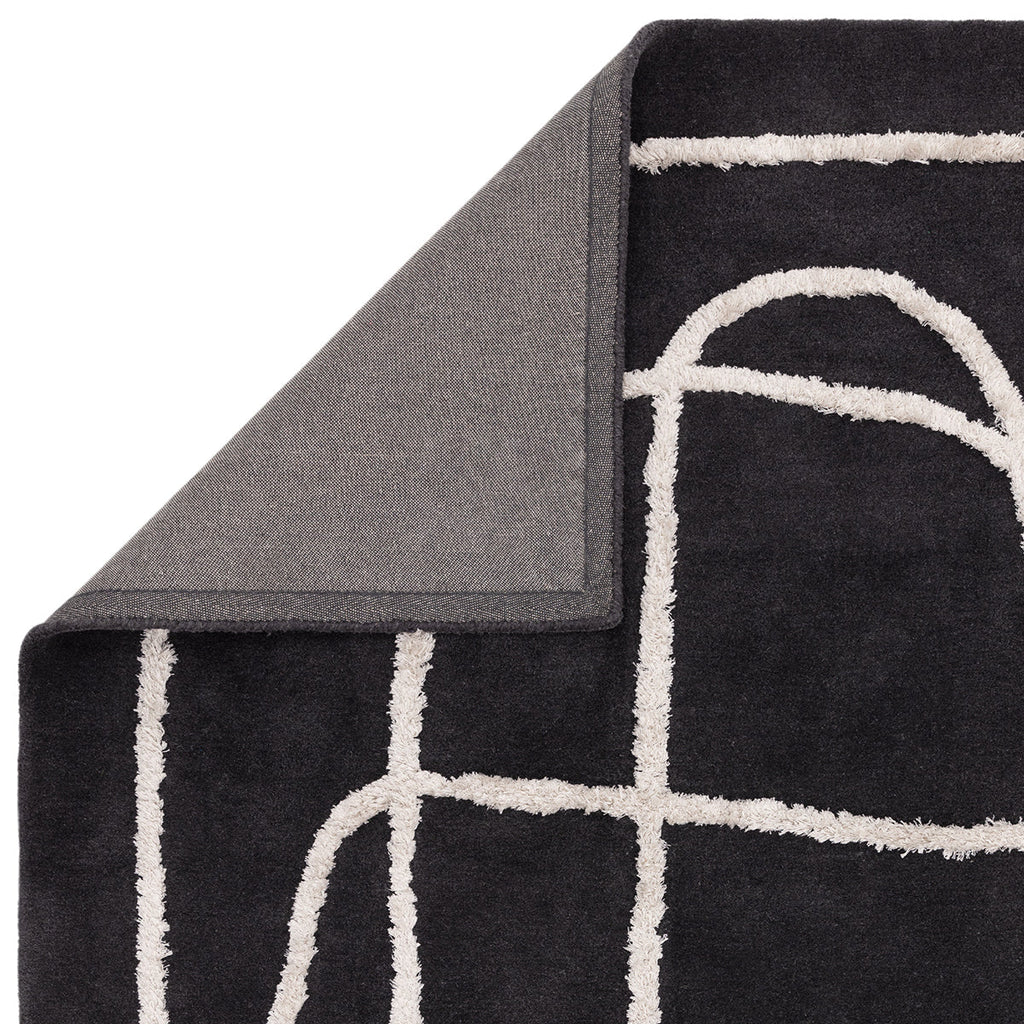 Asiatic Matrix Infinity Charcoal Rug