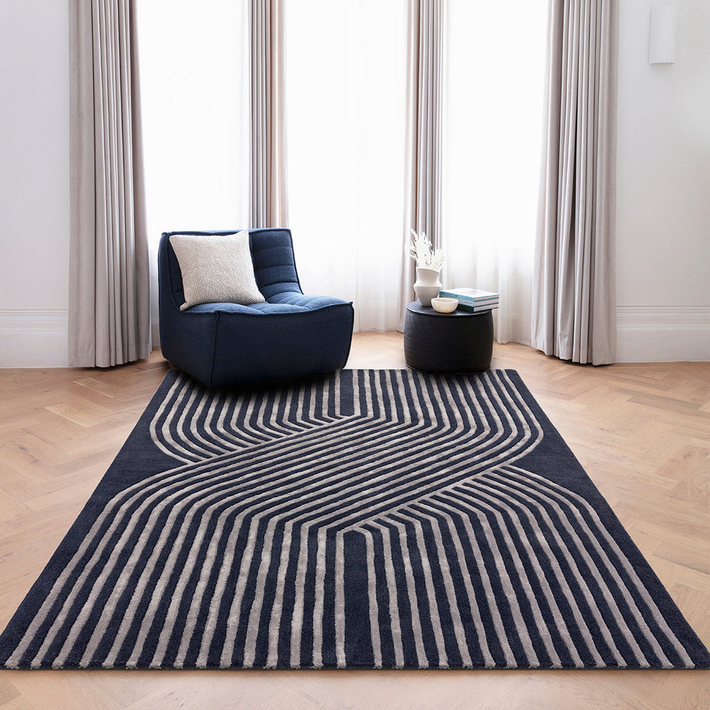 Asiatic Matrix Solsitice Navy Rug