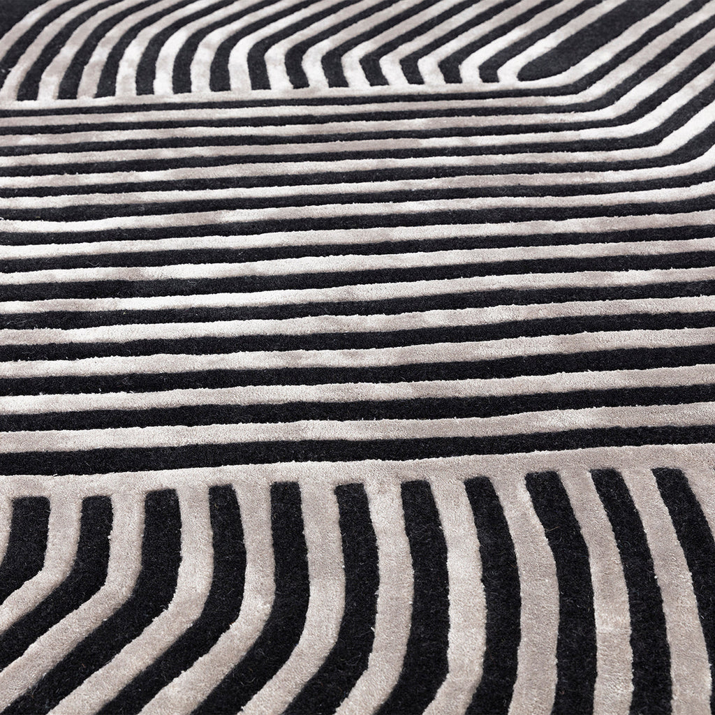 Asiatic Matrix Solsitice Gunmetal Rug