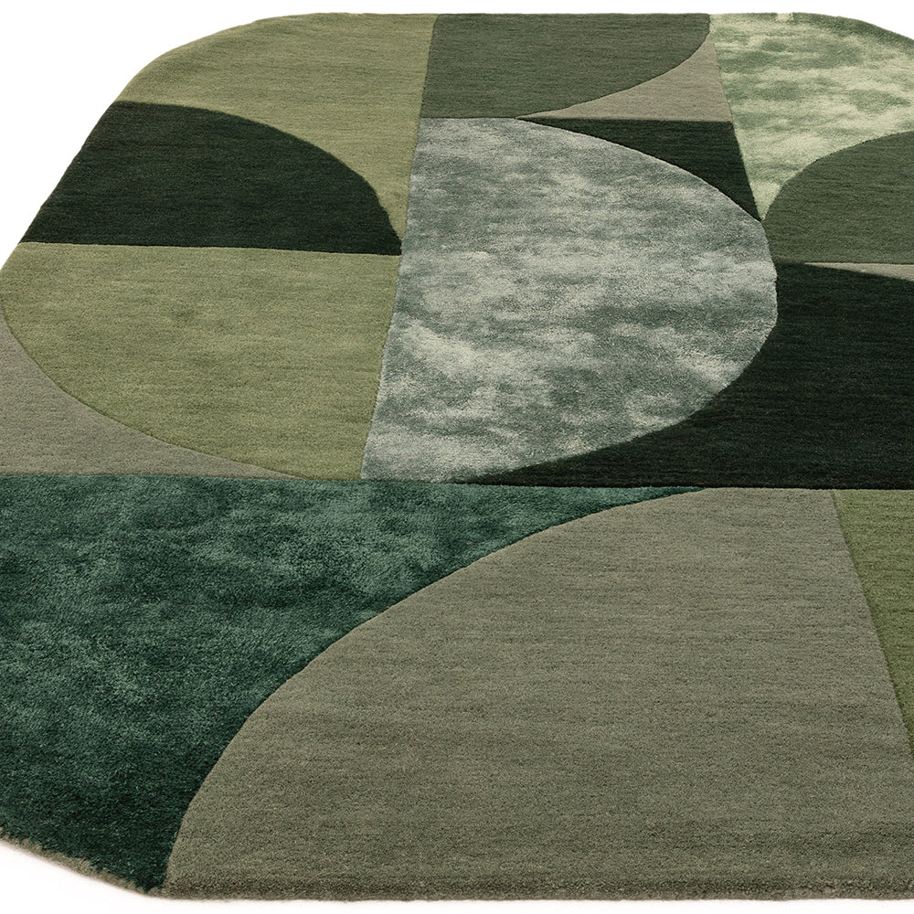 Asiatic Oval Forest Rug