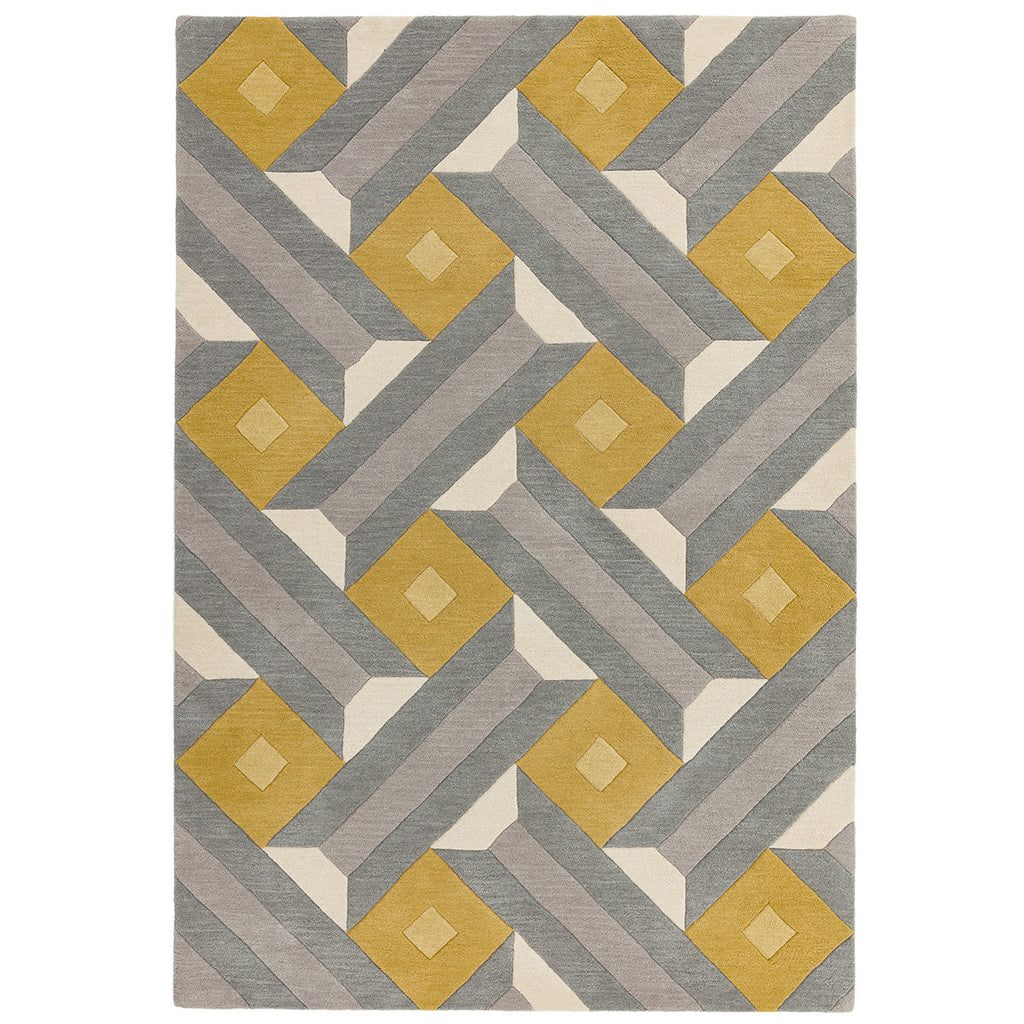 Asiatic Reef 01 Motif Ochre Grey Rug