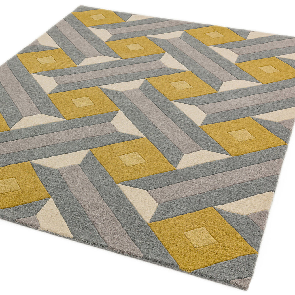 Asiatic Reef 01 Motif Ochre Grey Rug