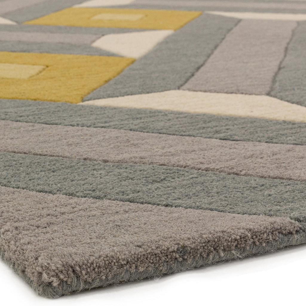 Asiatic Reef 01 Motif Ochre Grey Rug
