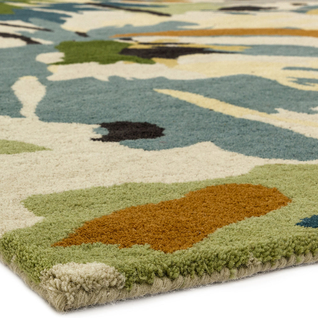 Asiatic Reef 11 Floral Green Multi Rug