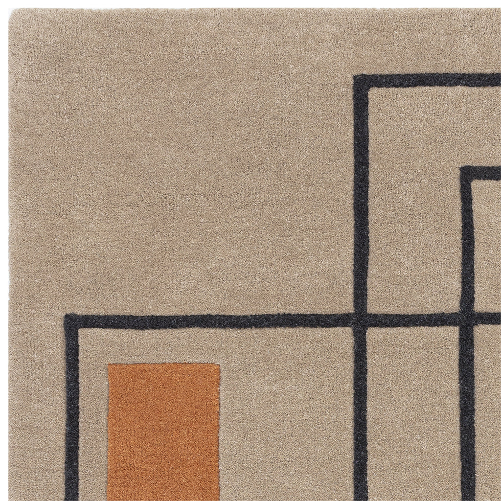 Asiatic Reef 20 Outline Terracotta Rug