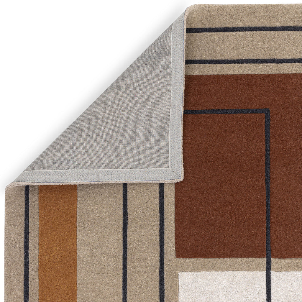 Asiatic Reef 20 Outline Terracotta Rug