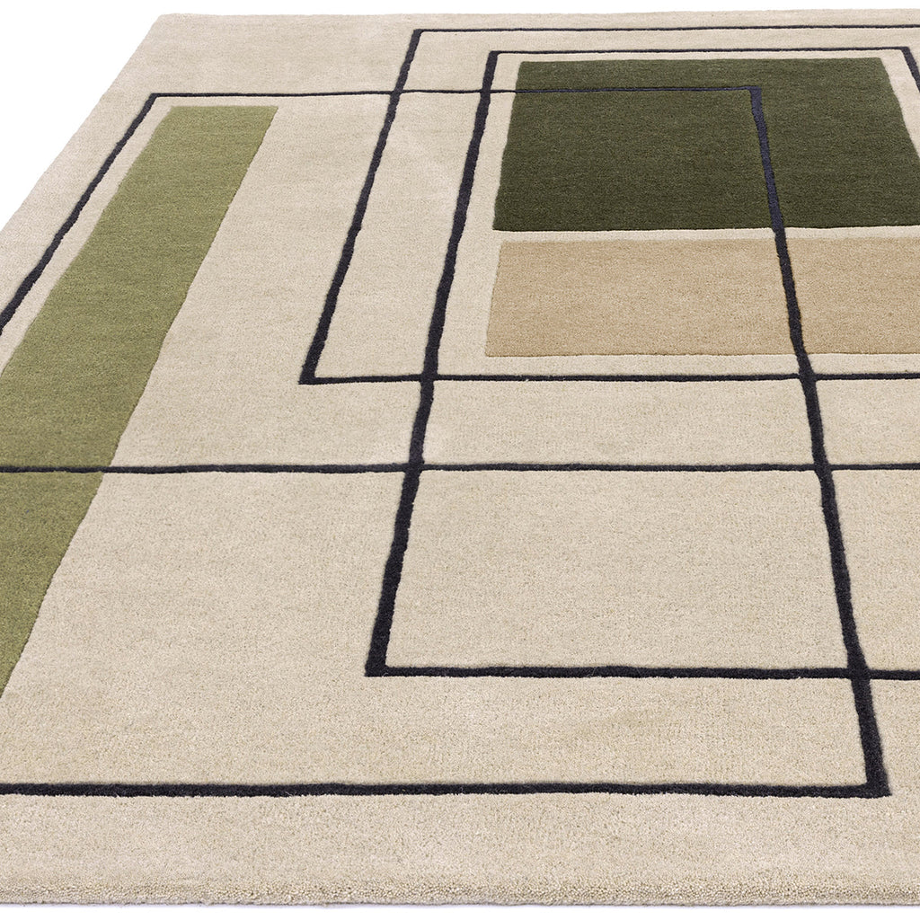 Asiatic Reef 21 Outline Khaki Rug