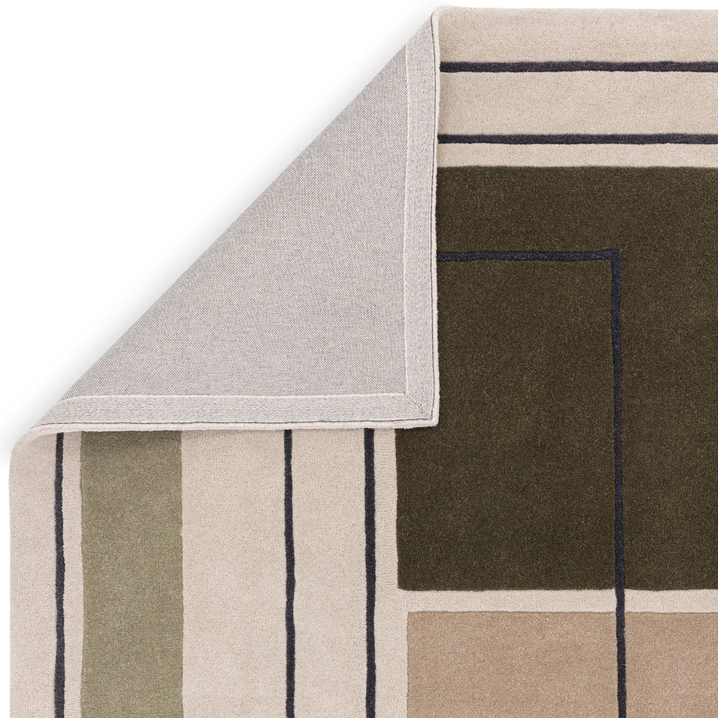 Asiatic Reef 21 Outline Khaki Rug