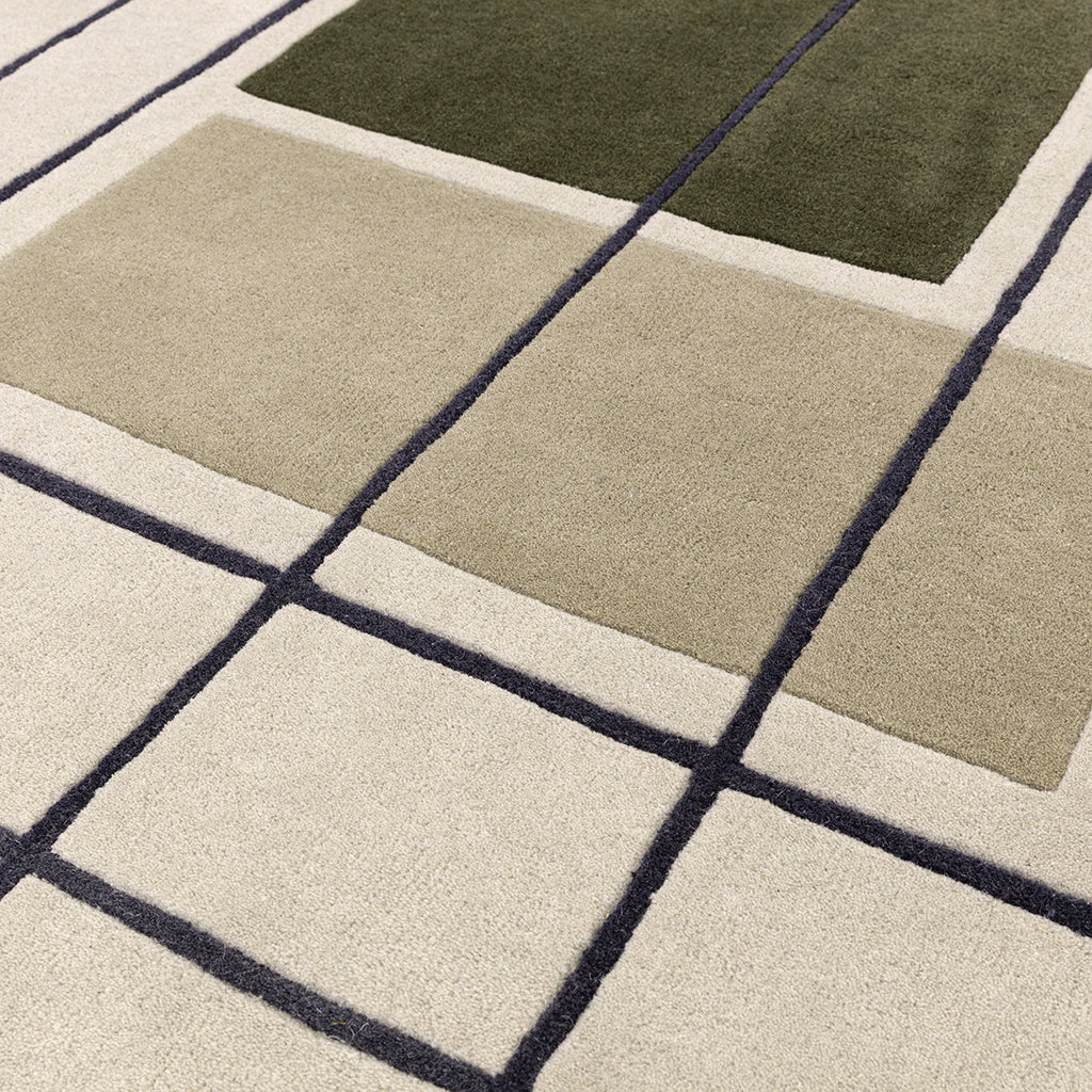Asiatic Reef 21 Outline Khaki Rug