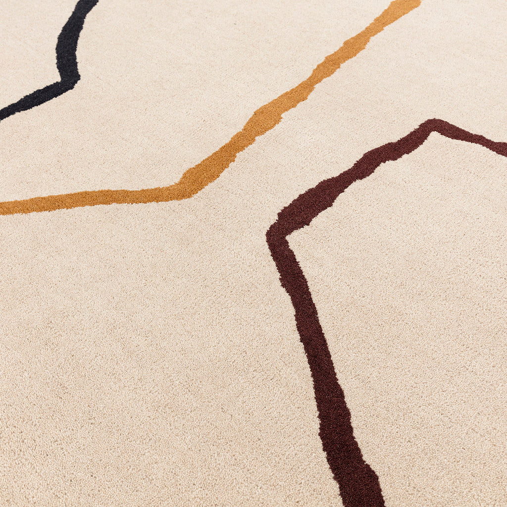 Asiatic Reef 22 Linear Multi Rug