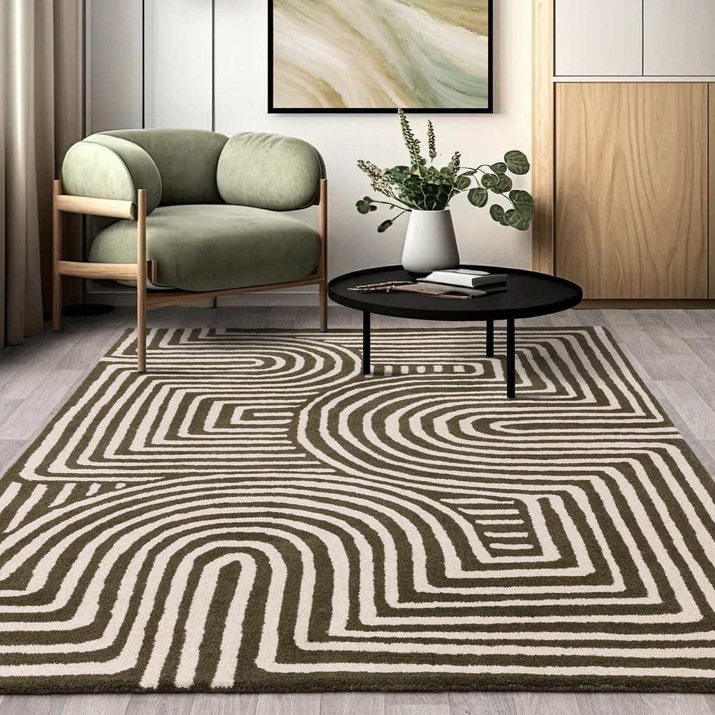 Asiatic Reef 30 Curve Forest Rug
